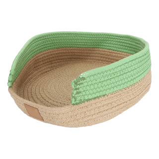 Cesta Redonda De Algodón Tejida Con Cuerda Para Gatos, Color Cesta Redonda De Algodón Tejida Con Cuerda Para Gatos, Color