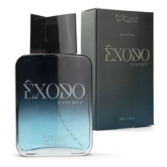 Êxodo Deo Colônia Masculino 100ml - Fragrância Fougère Aromático - Perfume Importado