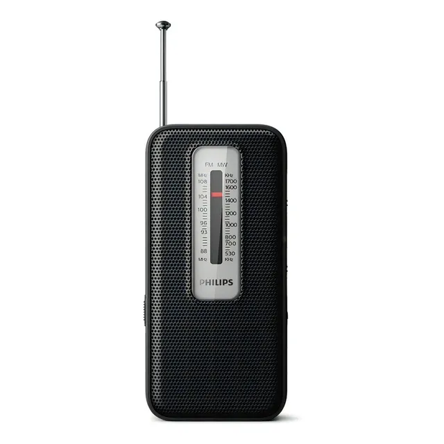 Radio Portátil Philips Tar1506 Fm/mw Analógica Color Negro