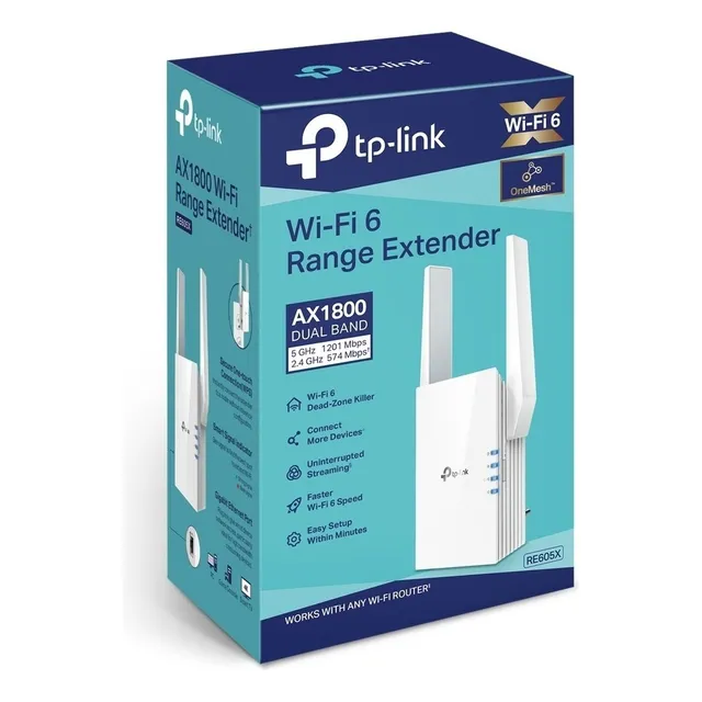 Re605x Extensor De Alcance Wi-fi Ax1800 Wi-fi 6 Tp-link