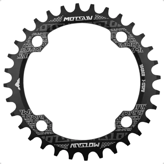 Coroa Narrow Wide Bike Aluminio Bcd 104mm 32d 34d 36d 38d