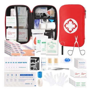 Mini Kit De Primeros Auxilios Impermeable 201 Piezas Viaje Mini Kit De Primeros Auxilios Impermeable 201 Piezas Viaje