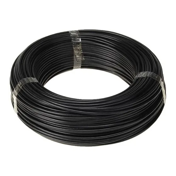 Fio 6mm Cabo Flexível Rolo 50m Metros Cor Da Cobertura Preto