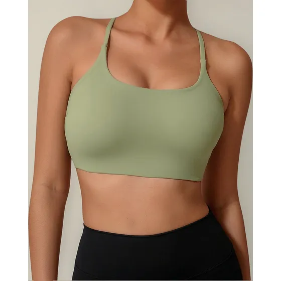 Top Deportivo Mujer Gym Impacto Sports Verde Claro Lisa L