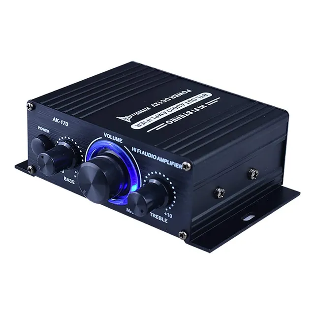 Mini Amplificador  Ak 170 - 2 Canales 400w