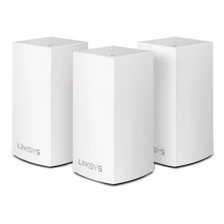 Linksys Velop (3-pack), Sistema Wifi Malla Dual Band Ac3600 Color Blanco