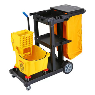 Carrito De Limpieza Con Bolsa + Cubeta Exprimidora 32 Lts Carrito De Limpieza Con Bolsa + Cubeta Exprimidora 32 Lts