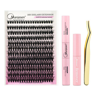 Kit De Extensão De Cílios Individuais Wispy Diy Kit De Extensão De Cílios Individuais Wispy Diy