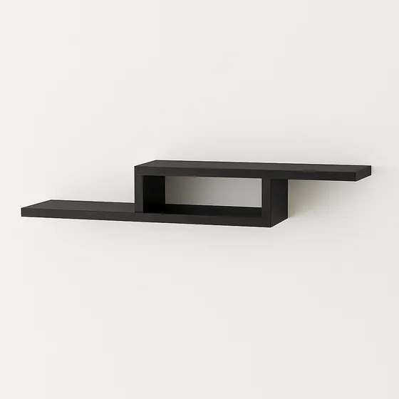 Rack Nicho Suspenso Istambul para tv Quarto Sala Organizador Mdf cor onix