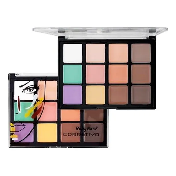 Paleta Correctiva Professional X12 Colores Corrector 