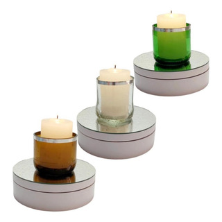Conjunto 12 Potinho Vidro 70ml Filete Prata Decoração Mesa Conjunto 12 Potinho Vidro 70ml Filete Prata Decoração Mesa