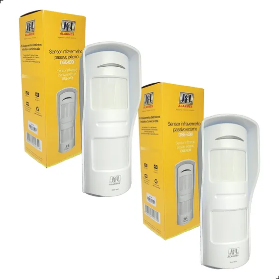 2x Sensor Infravermelho Externo Pet30kg Jfl Dse-830i