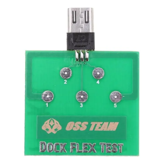 Placa De Micro Usb 5 Pin Pcb Para Prueba De Flex De Dock De