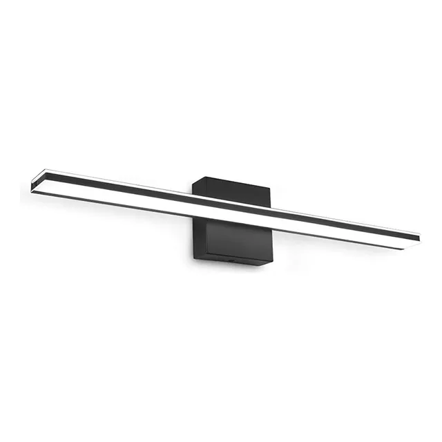 Lámparas De Pared Para Baño Negra Y Plateado