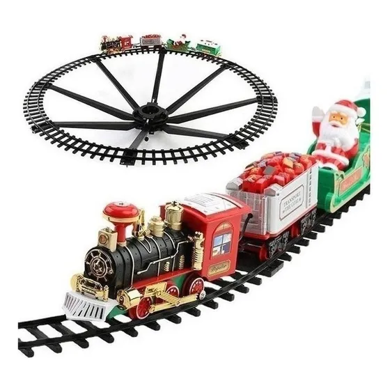 El Tren Eléctrico Puede Colgar El Árbol De Navidad