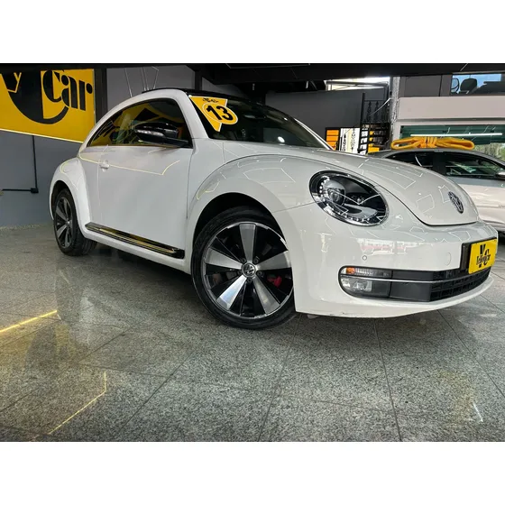 Volkswagen Fusca 2.0 Tsi Turbo Automatico 2013 Completo Teto Couro Caramelo