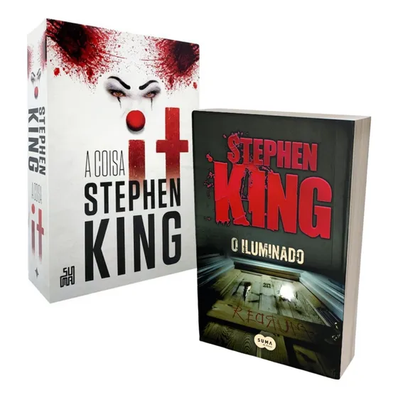 It: A Coisa + O Iluminado - Stephen King - 2 Livros Físicos  