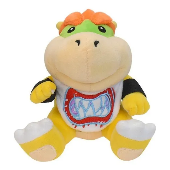 Super Mario Bowser Koopa Jr. Boneca Pelúcia Brinquedo 18cm