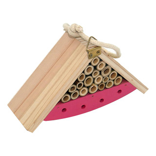 Casa Y Hotel De Madera Para Insectos, Rosa 12x5.6x8.5cm Casa Y Hotel De Madera Para Insectos, Rosa 12x5.6x8.5cm