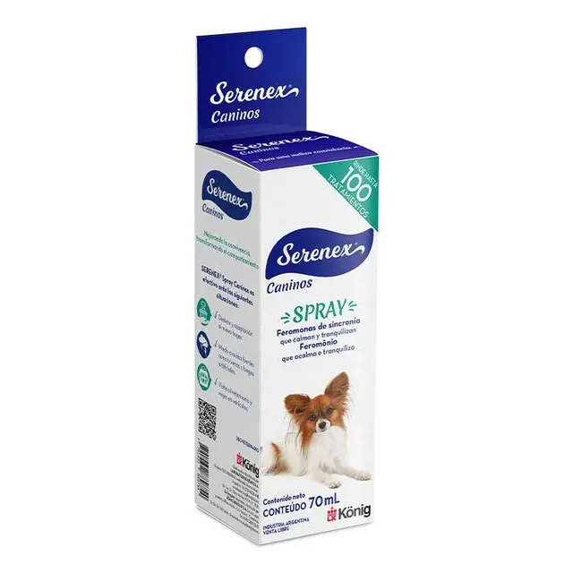 Serenex Spray 70ml  Para Perros