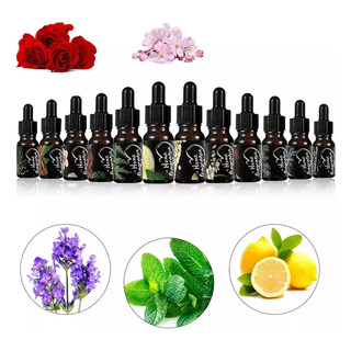 Kit De 12 Aceites Esenciales 100% Natural Para Difusor Y Spa Kit De 12 Aceites Esenciales 100% Natural Para Difusor Y Spa