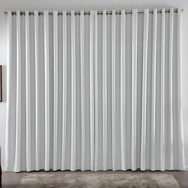 Cortina 3,00x2,80 Metros Blackout Blecaute Gelo Corta Luz Em Tecido Grosso Para Quarto E S... Cortina 3,00x2,80 Metros Blackout Blecaute Gelo Corta Luz Em Tecido Grosso Para Quarto E S...