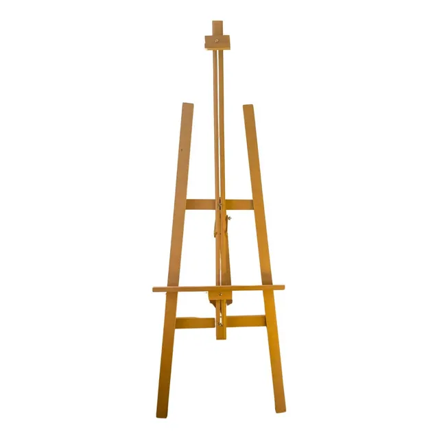 Atril Pintor Profesional 1.80m Mdf Plegable Pintura Lienzo