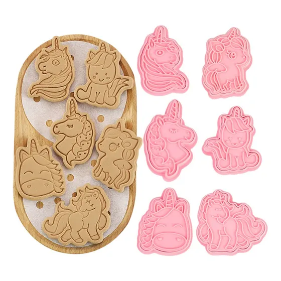 Cortadores Unicornio Galletas Fondant  Repostería