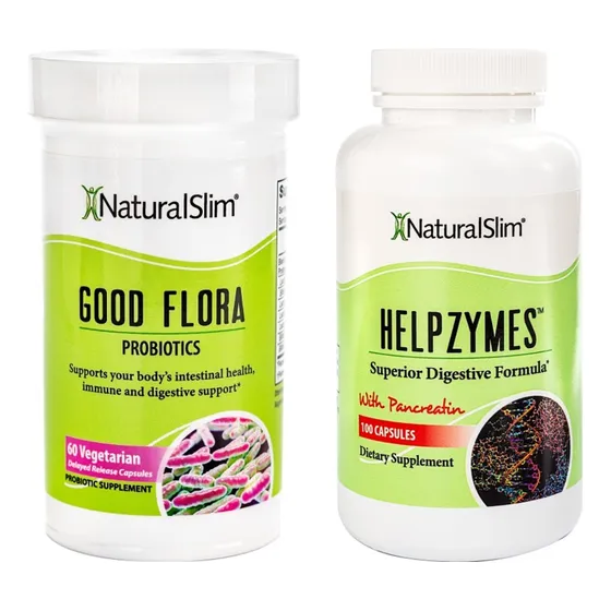Duo Limpieza Intestinal Helpzymes + Good Flora Frank Suarez