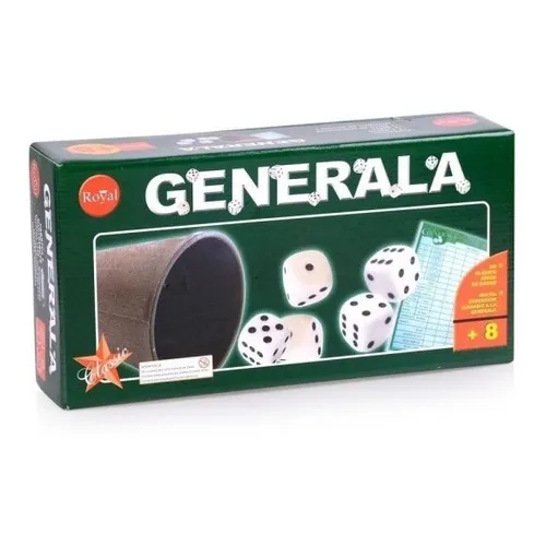Juego De Mesa Generala Con Dados Clasico Royal Febo