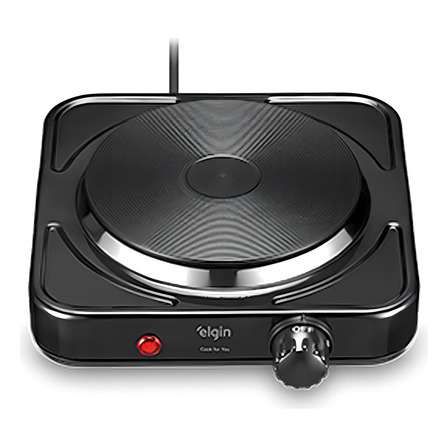 Fogão Cooktop - Elgin Cook For You 127v Cor Preto - 1 Queimador Fogão Cooktop - Elgin Cook For You 127v Cor Preto - 1 Queimador