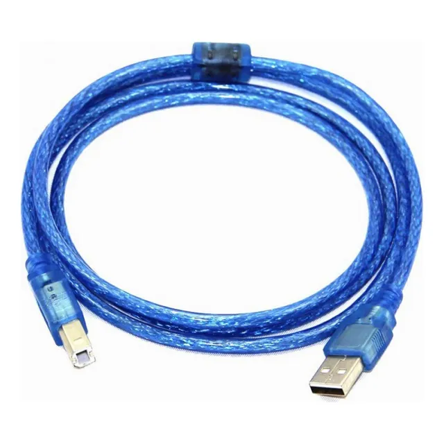 Cable De Impresora Gravity 1.5m Dimm Color Azul