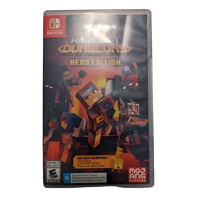 Minecraft Dungeons Juego De Nintendo Switch Usado