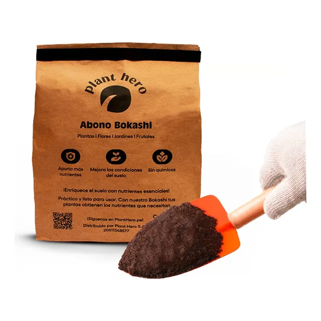 Fertilizante Abono Orgánico Bokashi 5 Litros Para Plantas