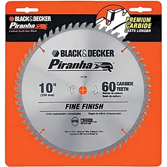Disco De Sierra 60 Dientes 10 Pulgadas Black Decker 77-770