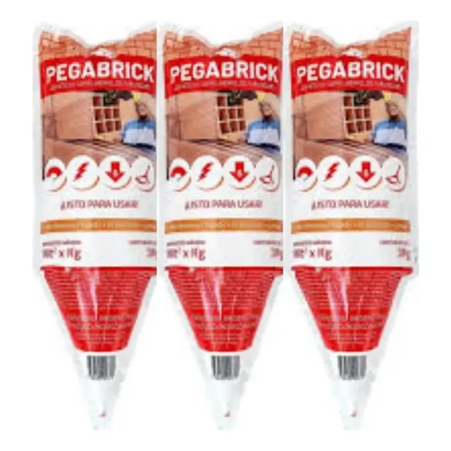 Pegabrick | Adhesivo Para Ladrillos X 3 Unidades