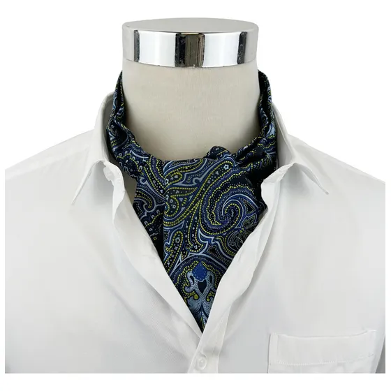 Corbata Cravat Hombre Bufanda Seda Omar Multicolor