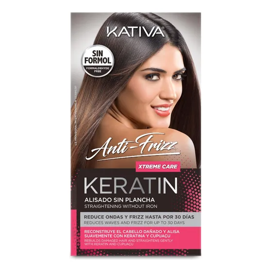 Alisado Kativa Sin Plancha Xtreme Care 150ml Reconstruye