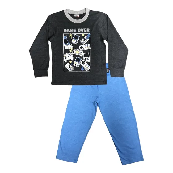 Pijama Niño Game Over T76336-29