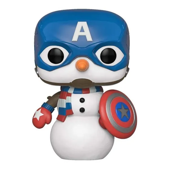 Funko Pop Capitán América Cap Snowman # 532 Marvel Holiday