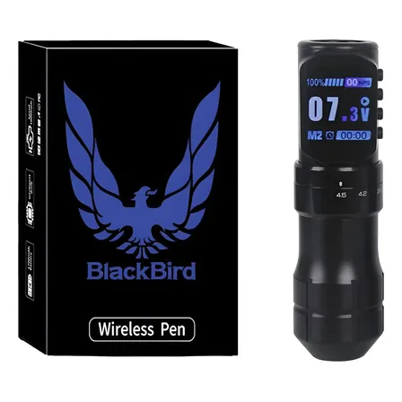 Pen Tattoo Blackbird Tm7705 Smp Stroke Regulable Negro