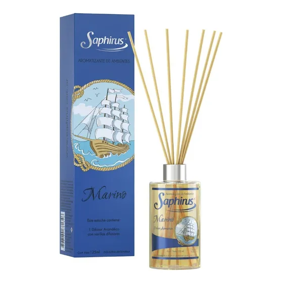 Difusor Saphirus Con Varillas Aromatizador De Ambiente