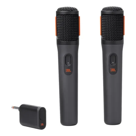 Microfone Jbl Duplo S/ Fio Wireless Jbl Micbr2 Karaokê Party