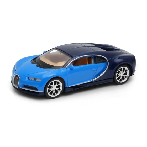 Welly 1:34 Bugatti Chiron Celeste C/negro 43738cw