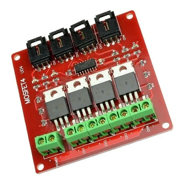 Mgsystem Módulo Switch 4 Canales Mosfet Irf540 V2.0 Arduino