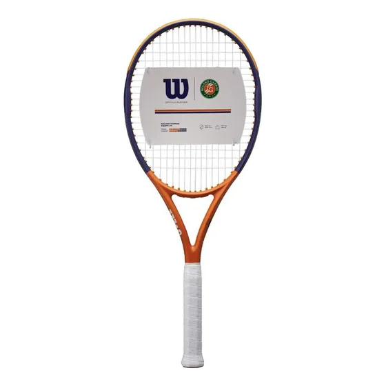 Raqueta De Tenis Wilson Roland Garros Equipe Hp Tamaño De Grip 4 3/8, Con Encordado, Aro 100, Peso 286g