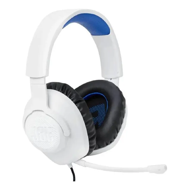 Audifonos Jbl Quantum 100p Playstation, Xbox, Nintendo Y Más Color Blanco