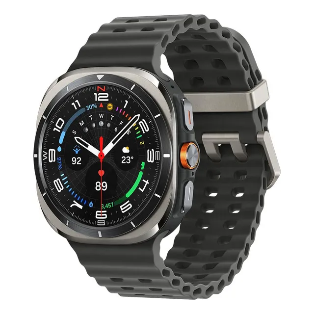 Reloj inteligente Samsung Galaxy Watch Ultra 47 mm Lte, Galaxy Ai, titanio aeroespacial, titanio, plata
