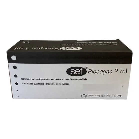 Seringa P/ Gasometria C/350 Un Heparinizadas