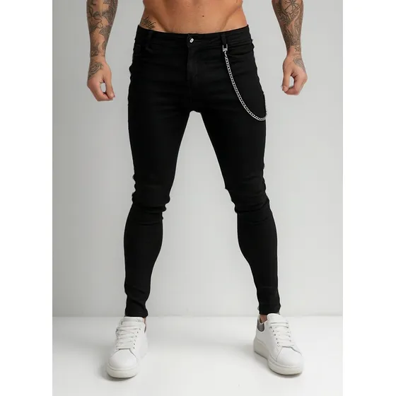 Jeans Pitillo Slim Fit Hombre 